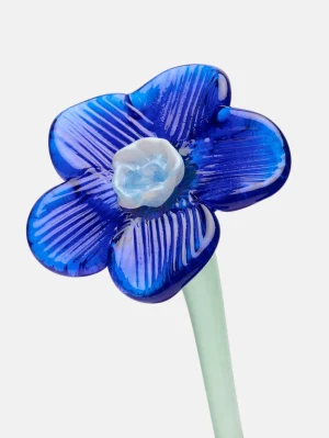 mouthblown_crystal_flower_0-2.webp Sale HOFF MOUTHBLOWN CRYSTAL FLOWER BLUE
