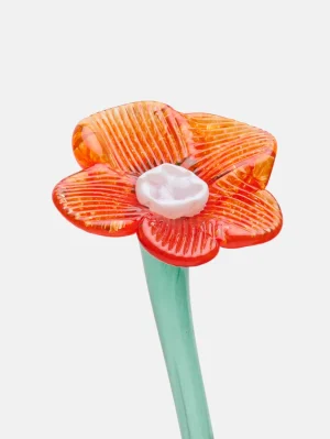 mouthblown_crystal_flower_0-4.webp Shop HOFF MOUTHBLOWN CRYSTAL FLOWER ORANGE