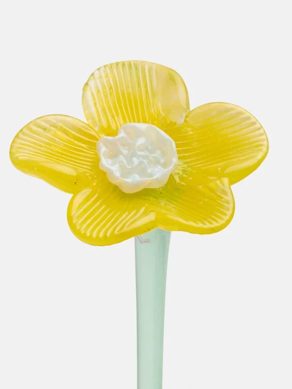 mouthblown_crystal_flower_0.webp New HOFF MOUTHBLOWN CRYSTAL FLOWER YELLOW