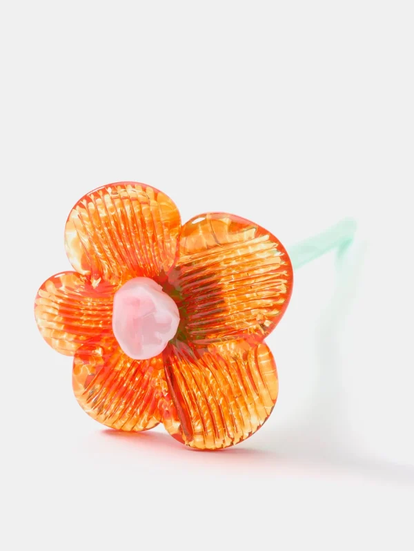 mouthblown_crystal_flower_2-4.webp Shop HOFF MOUTHBLOWN CRYSTAL FLOWER ORANGE