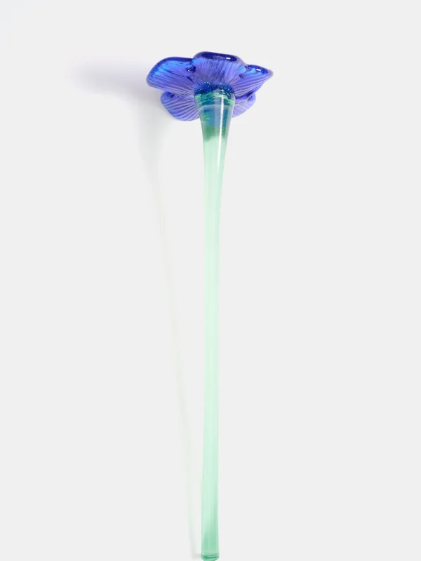 mouthblown_crystal_flower_3-2.webp Sale HOFF MOUTHBLOWN CRYSTAL FLOWER BLUE