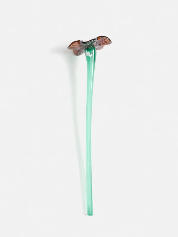 mouthblown_crystal_flower_3-3.webp Discount HOFF MOUTHBLOWN CRYSTAL FLOWER BROWN