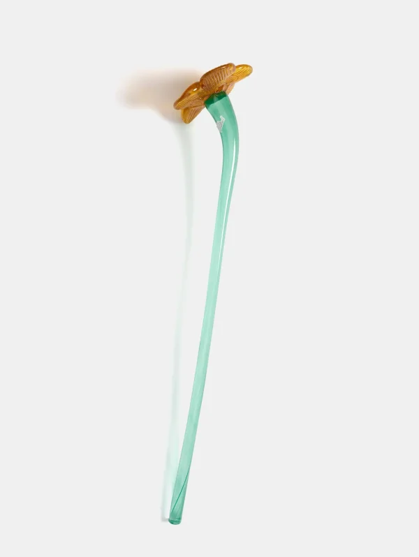 mouthblown_crystal_flower_8-1.webp Discount HOFF MOUTHBLOWN CRYSTAL FLOWER MUSTARD