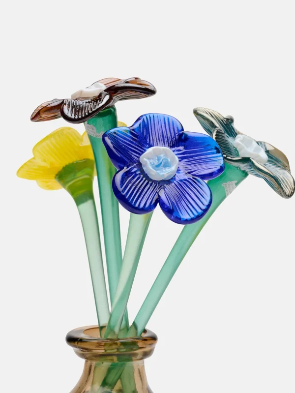 mouthblown_crystal_flower_8-3.webp Discount HOFF MOUTHBLOWN CRYSTAL FLOWER BROWN